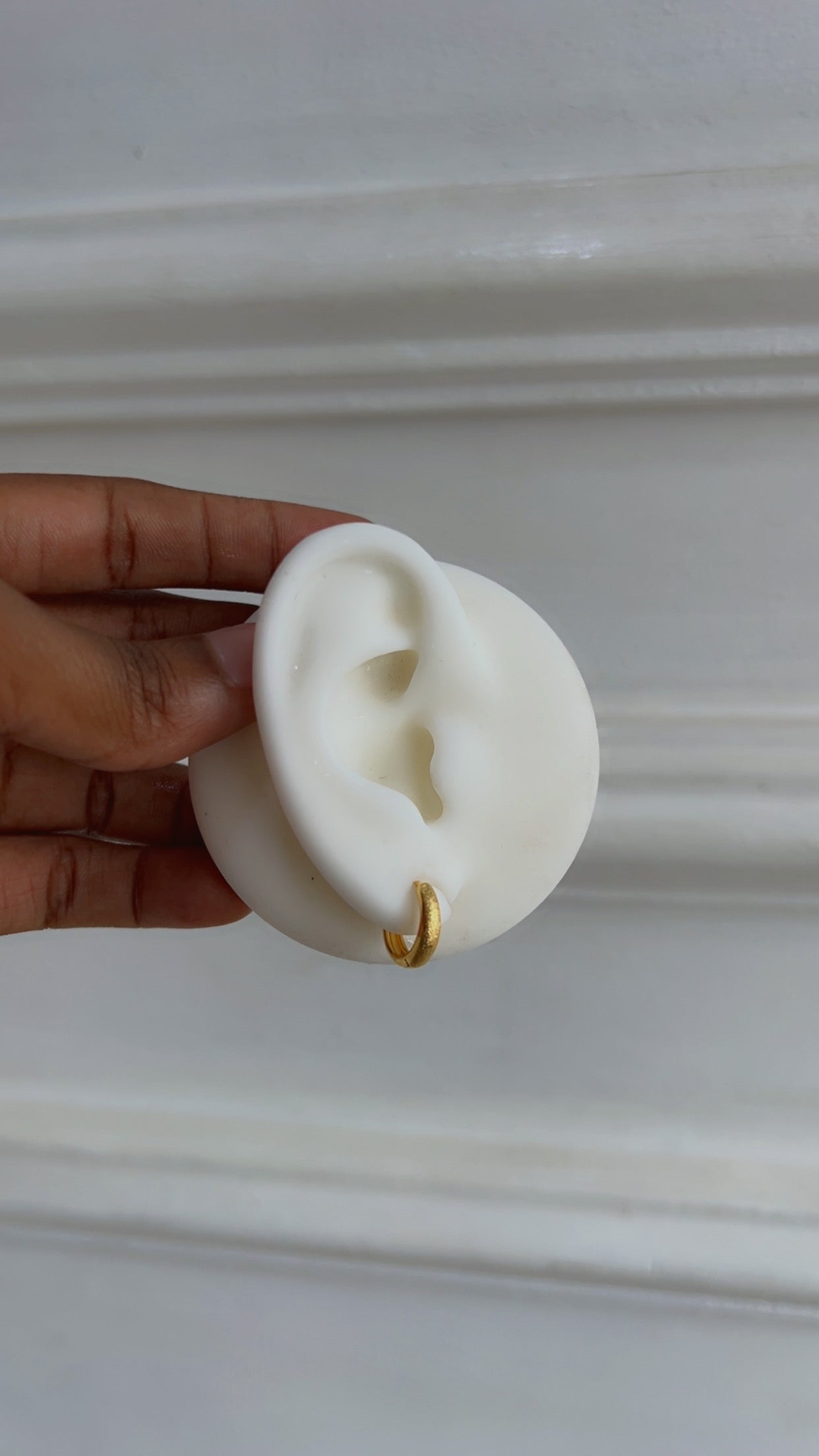 Mini hoops earrings (RBS985)