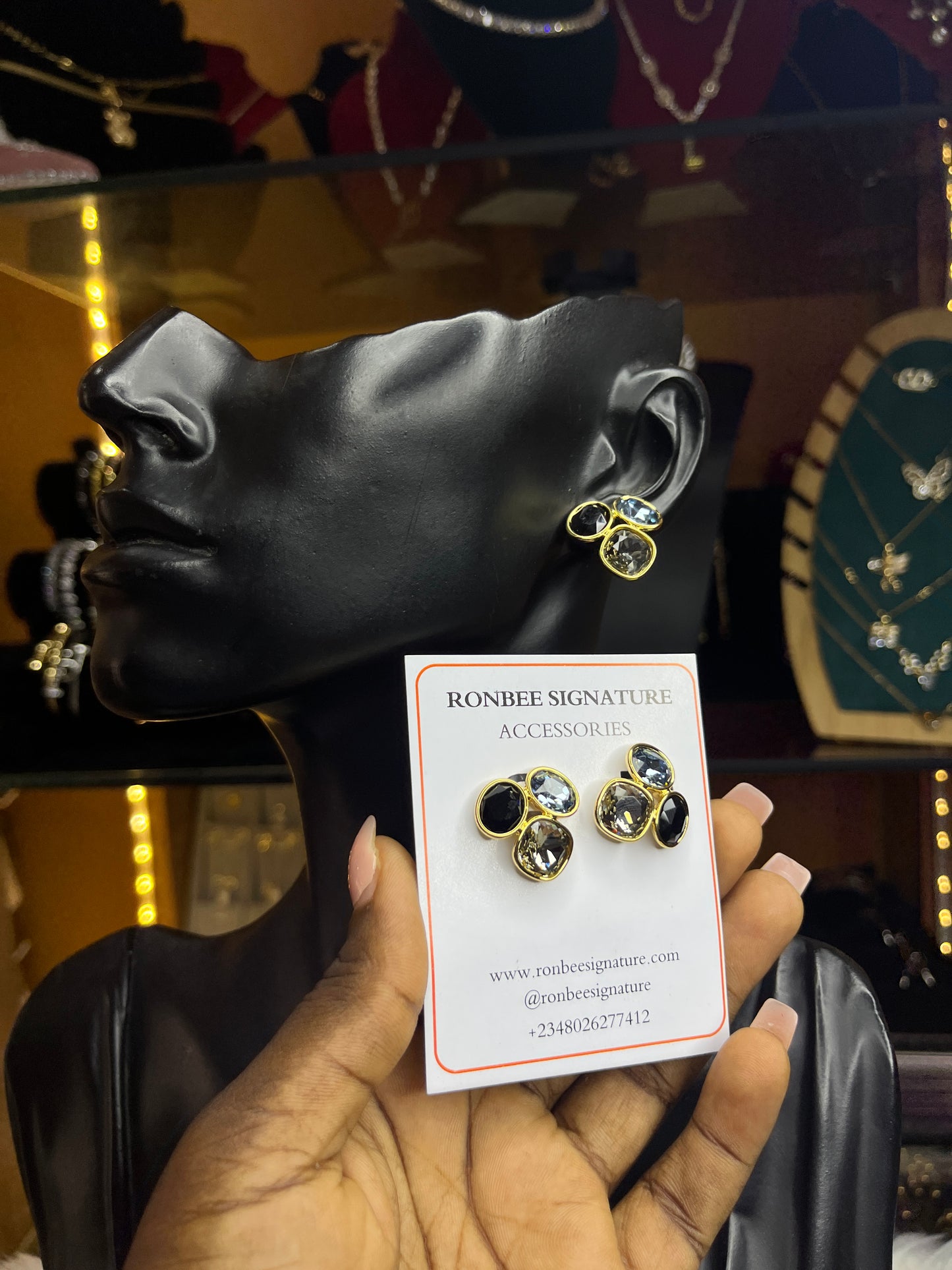 Statement earring(Rbs370)