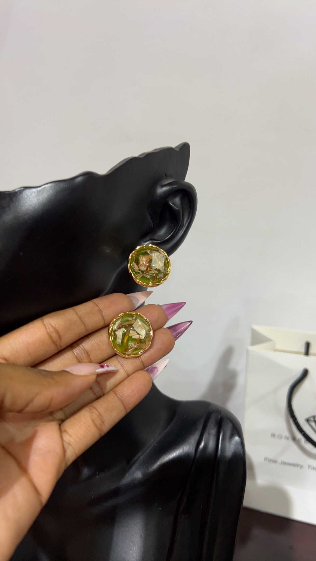 Esme Statement earrings(Rbs579)