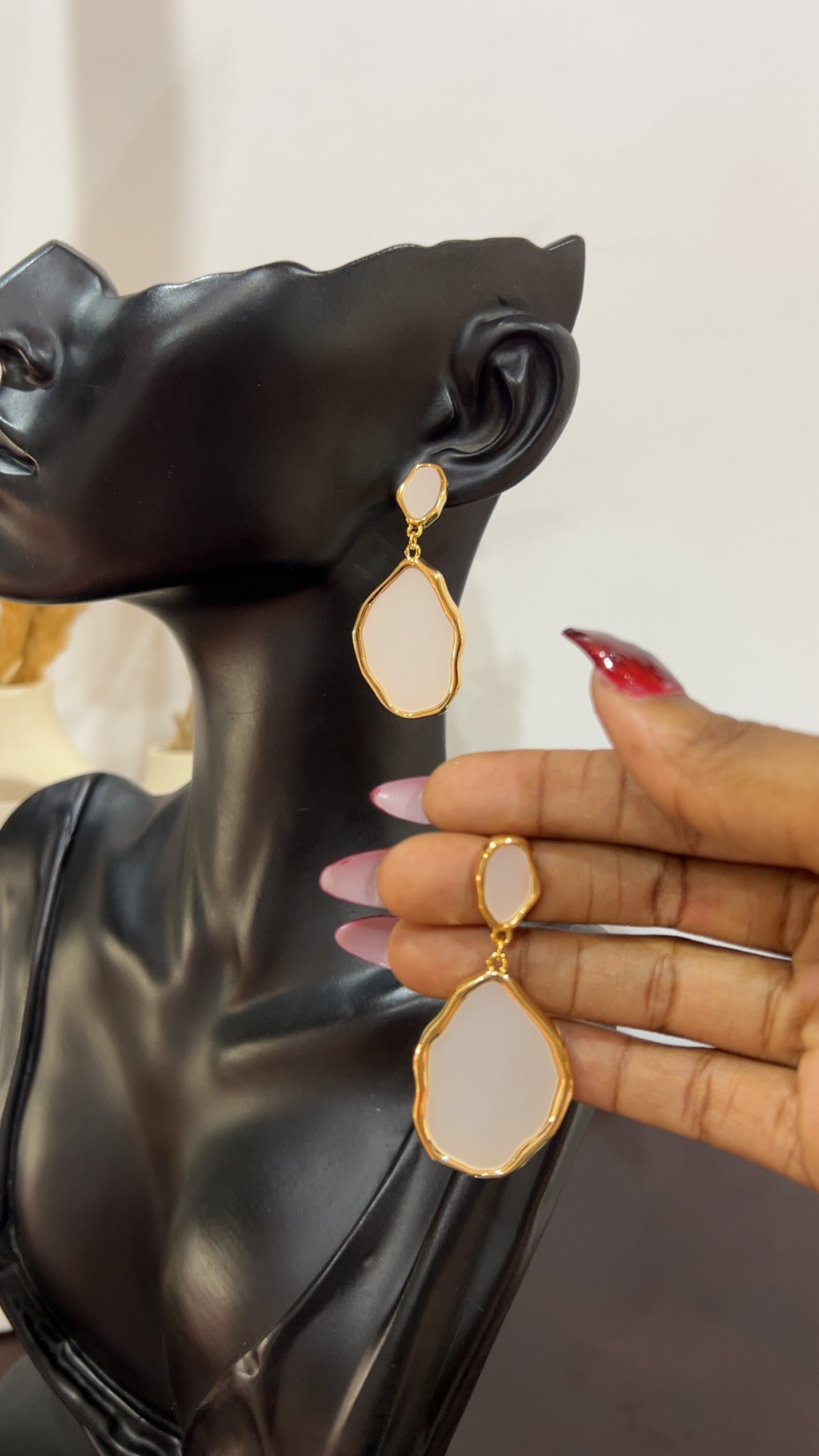 Mila Statement Earrings(Rbs582)