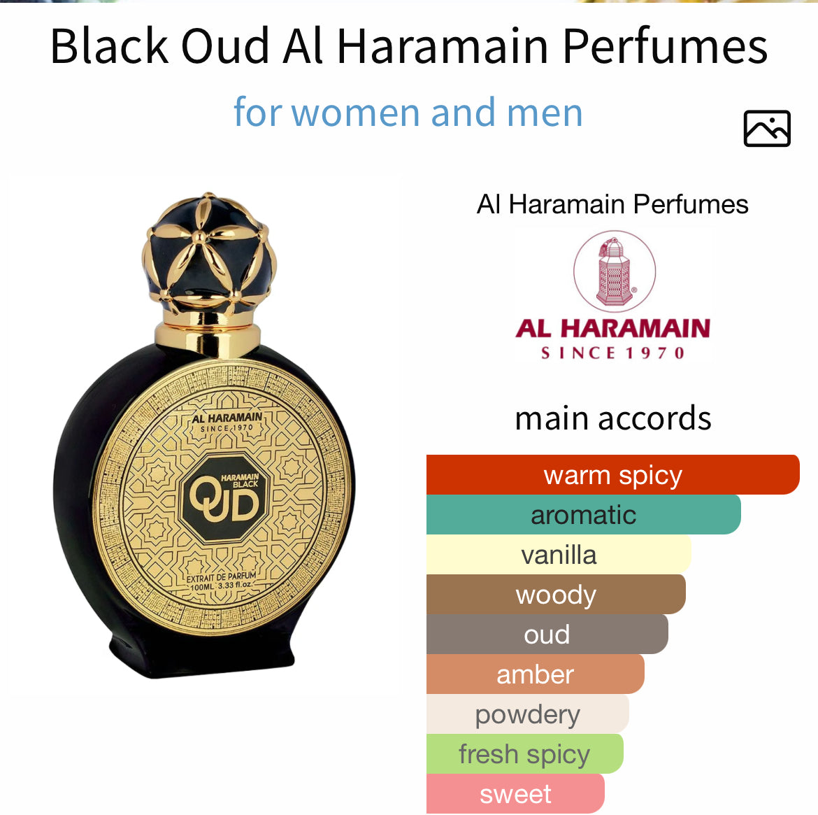 Black Oud Al Haramain [Noir Majesty] – Perfume Oil