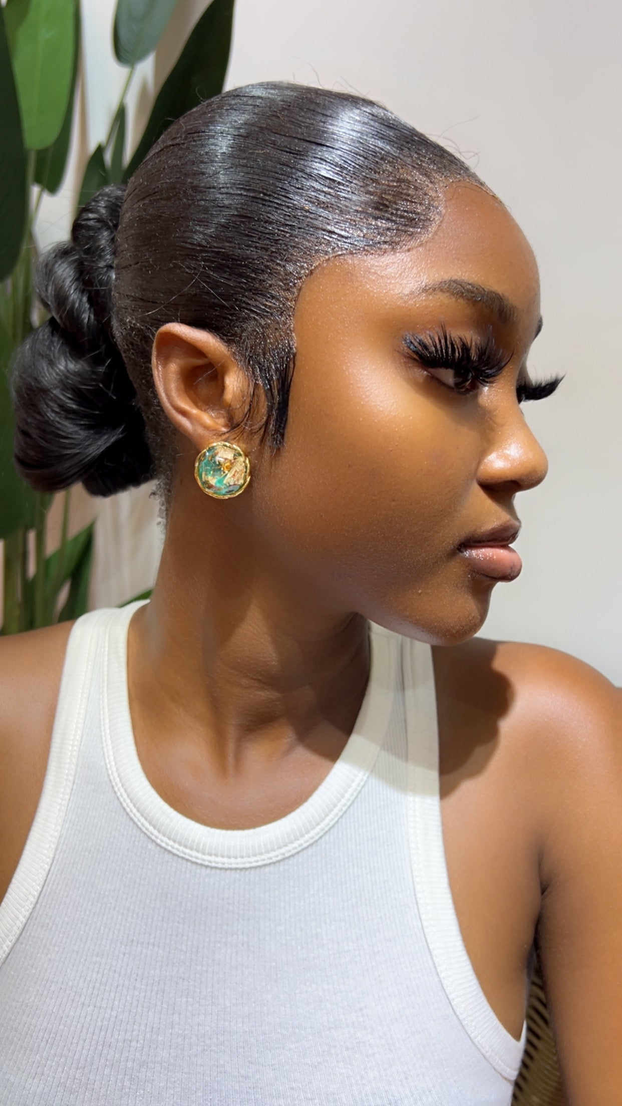 Esme Statement earrings(Rbs579)