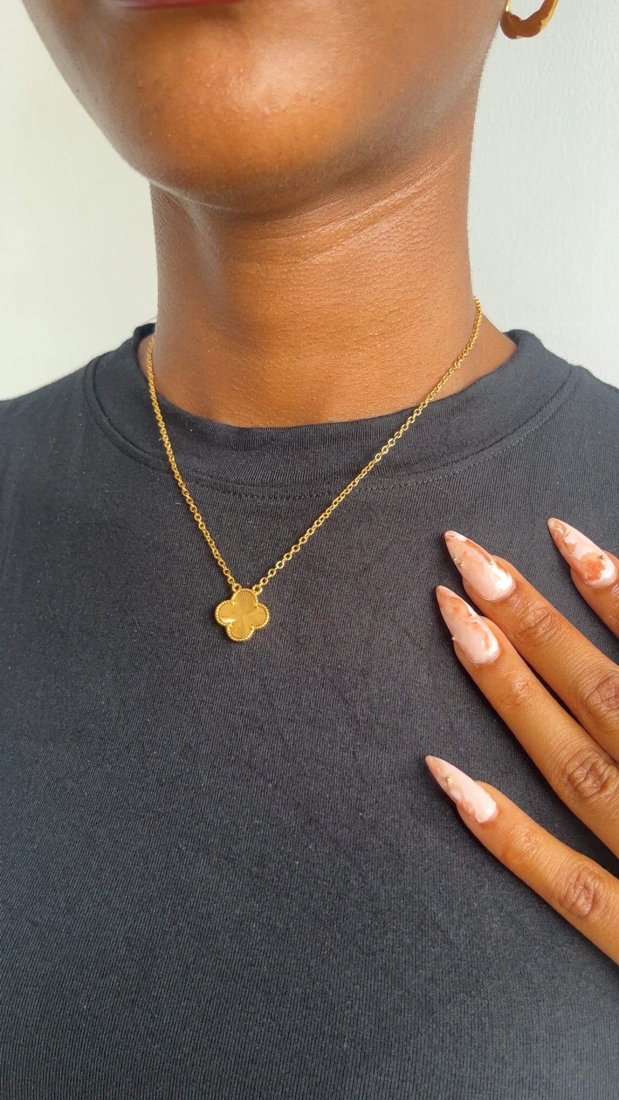 Clover Necklace (Vca001)