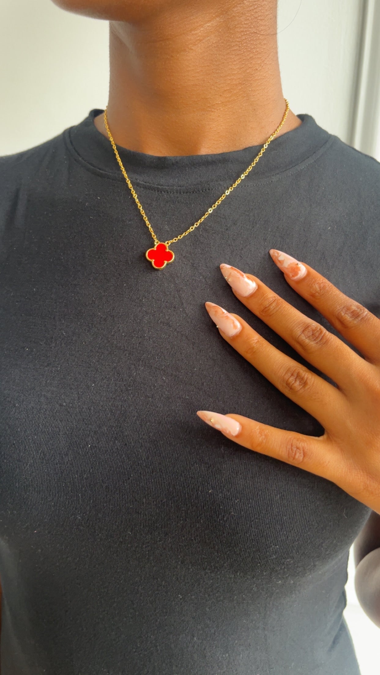 Clover Necklace (Vca001)