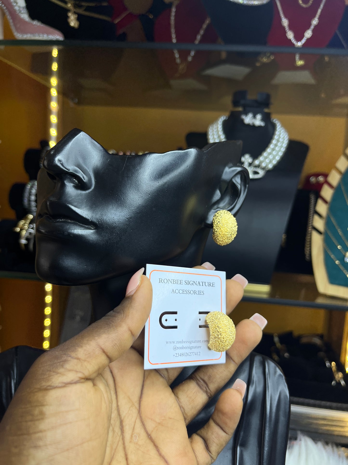 Statement earring(Rbs382)