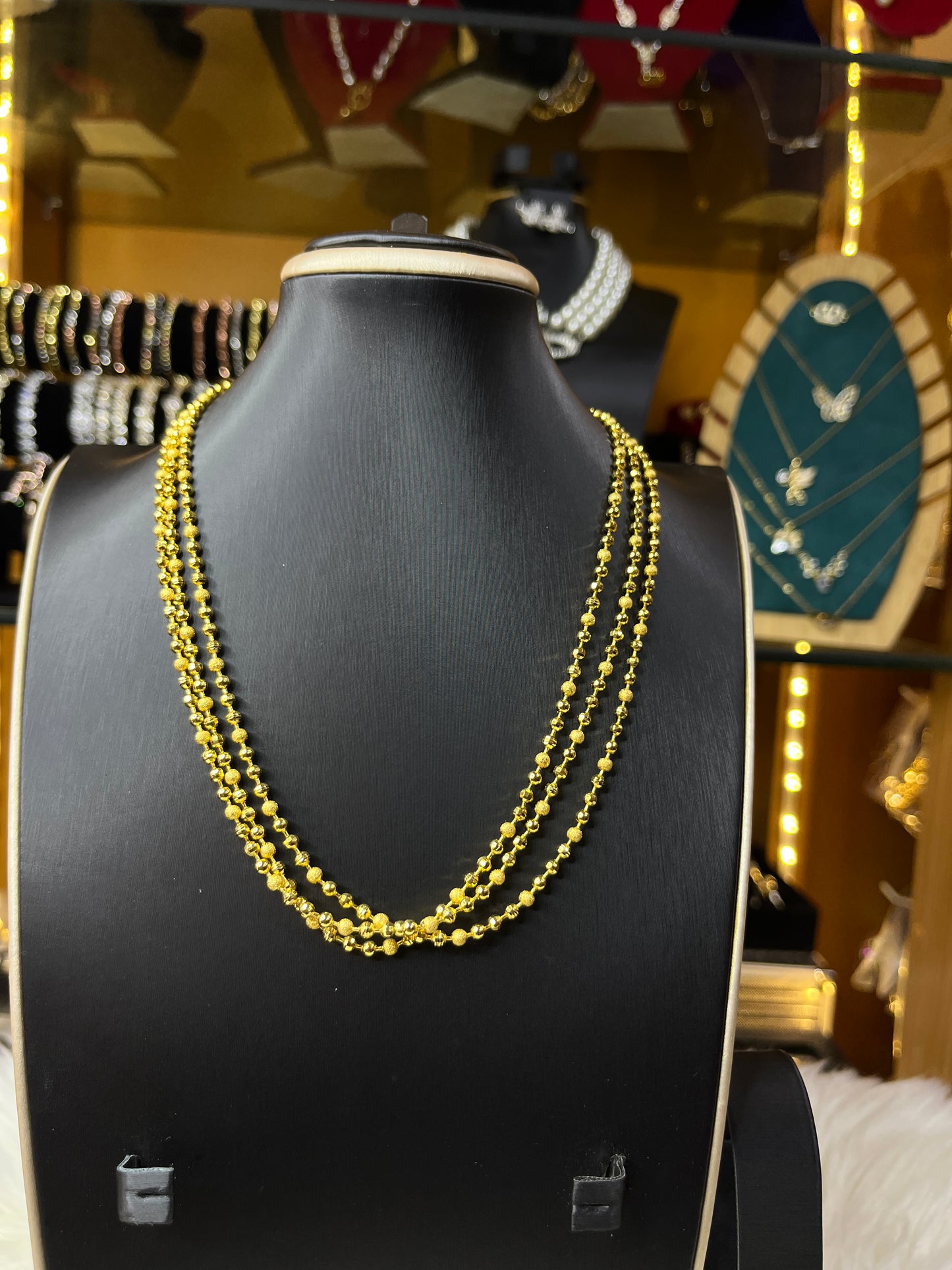 Tiffany Gold Necklace (RBS354)