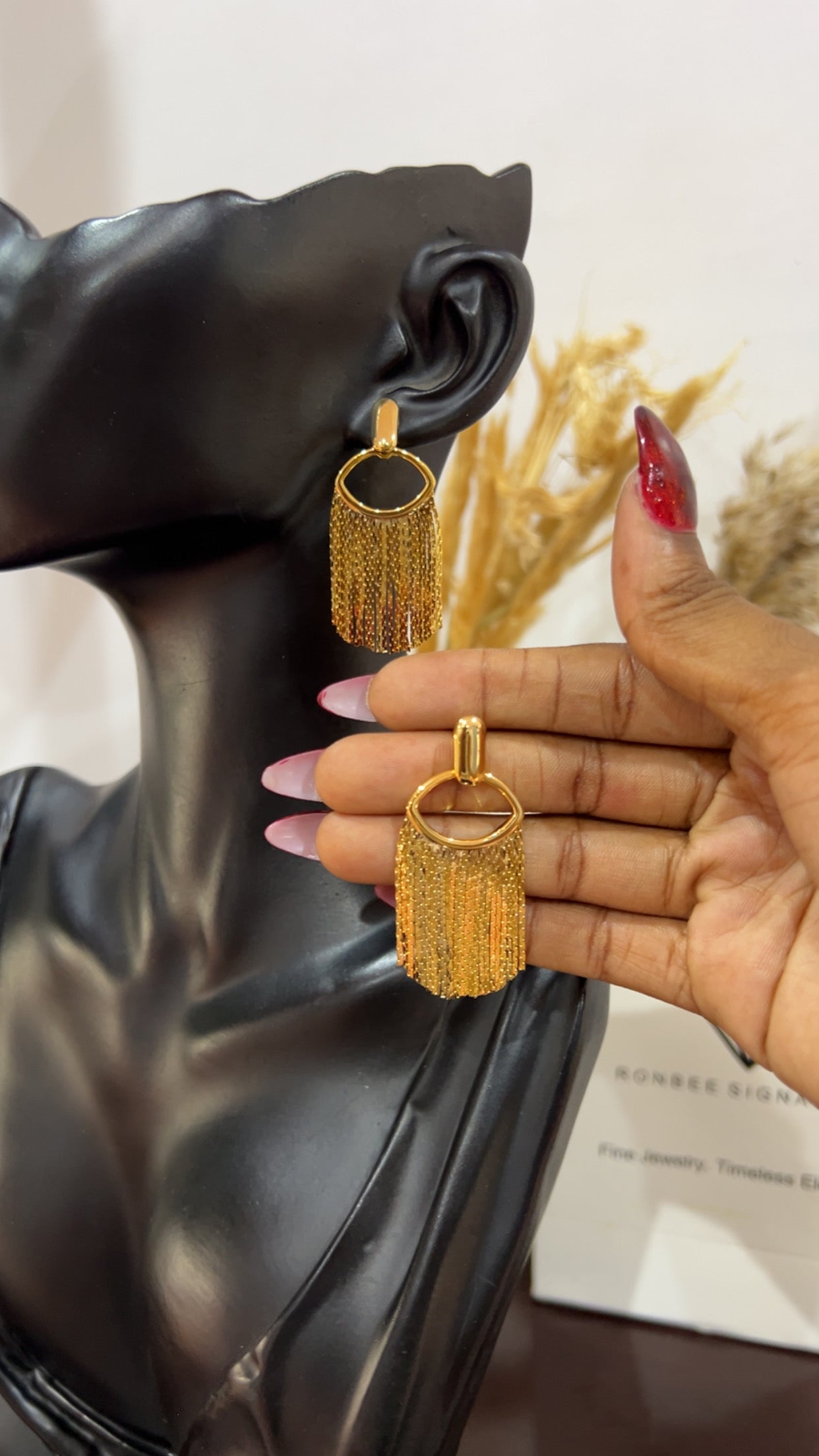 Lila Statement Earrings(Rbs581)