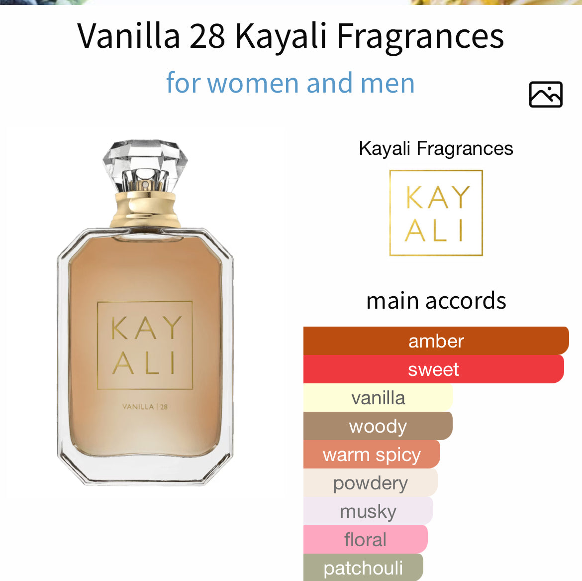 Kayali Vanilla 28 [Vanilla Dream] – Perfume Oil