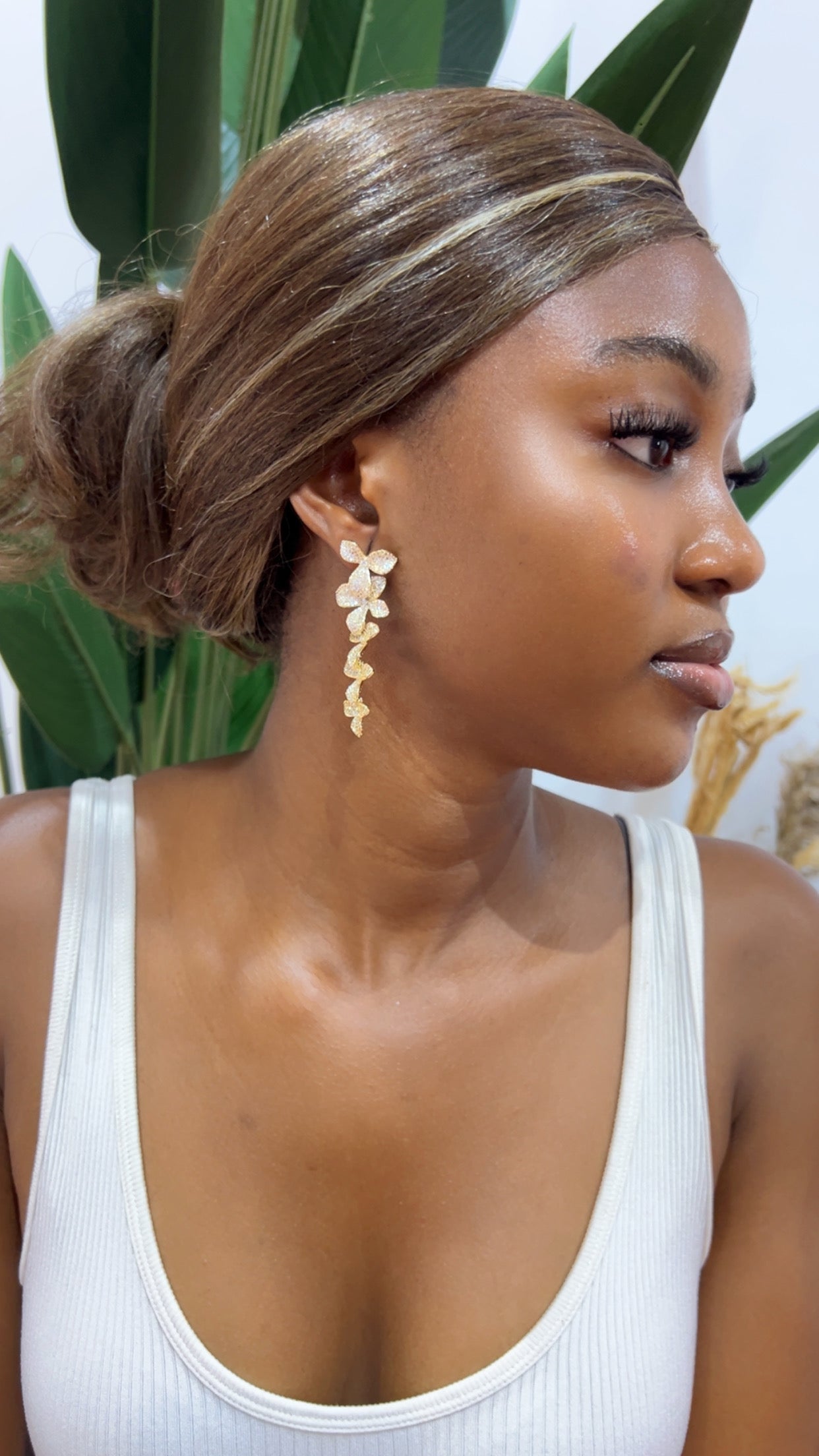 Lela Statement Earrings(Rbs574)
