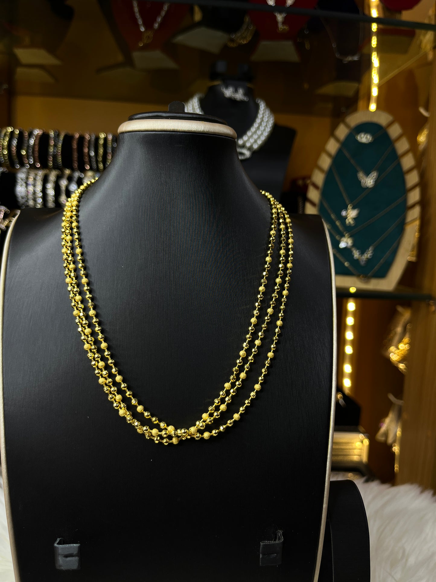 Tiffany Gold Necklace (RBS354)