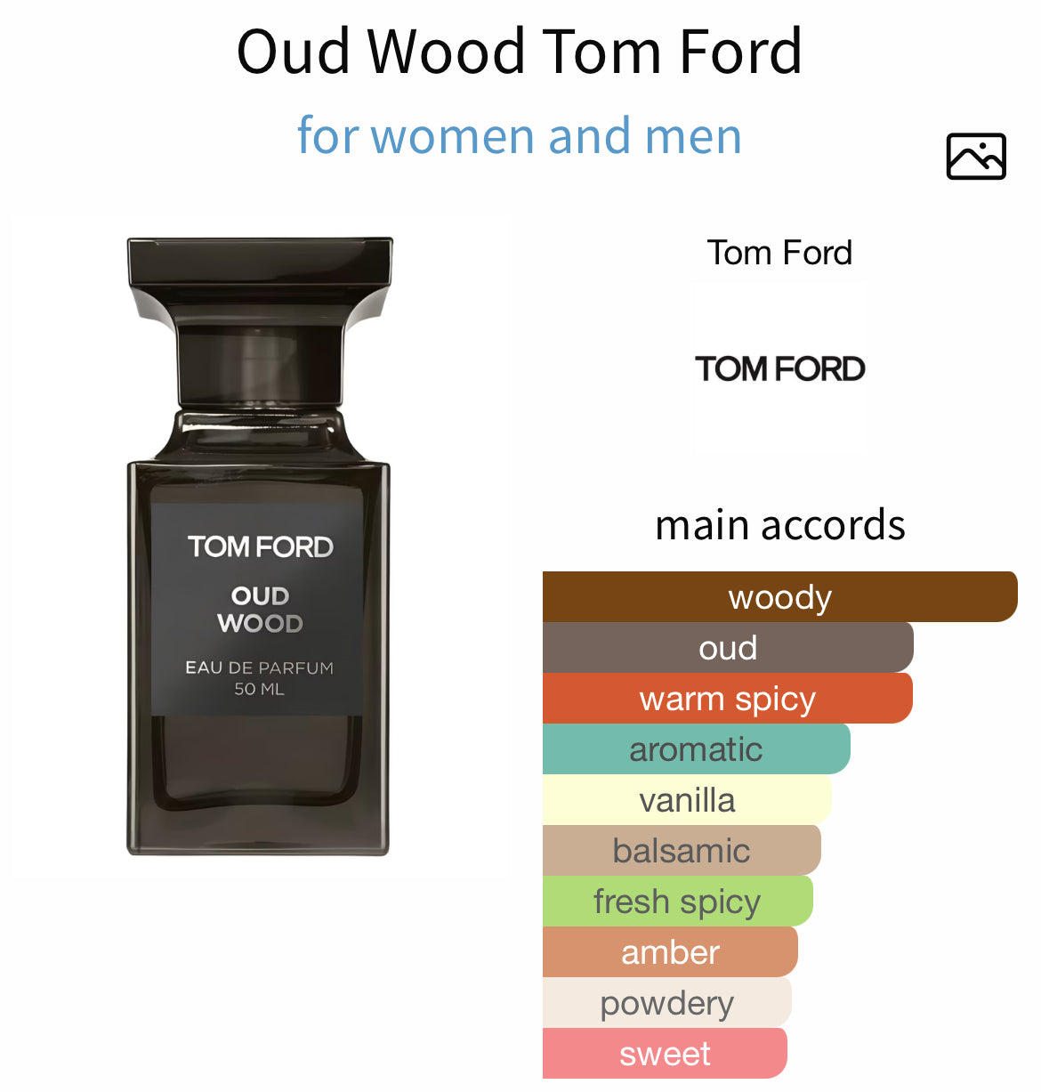 Tom Ford Oud Wood [Whispered Oud] – Perfume Oil
