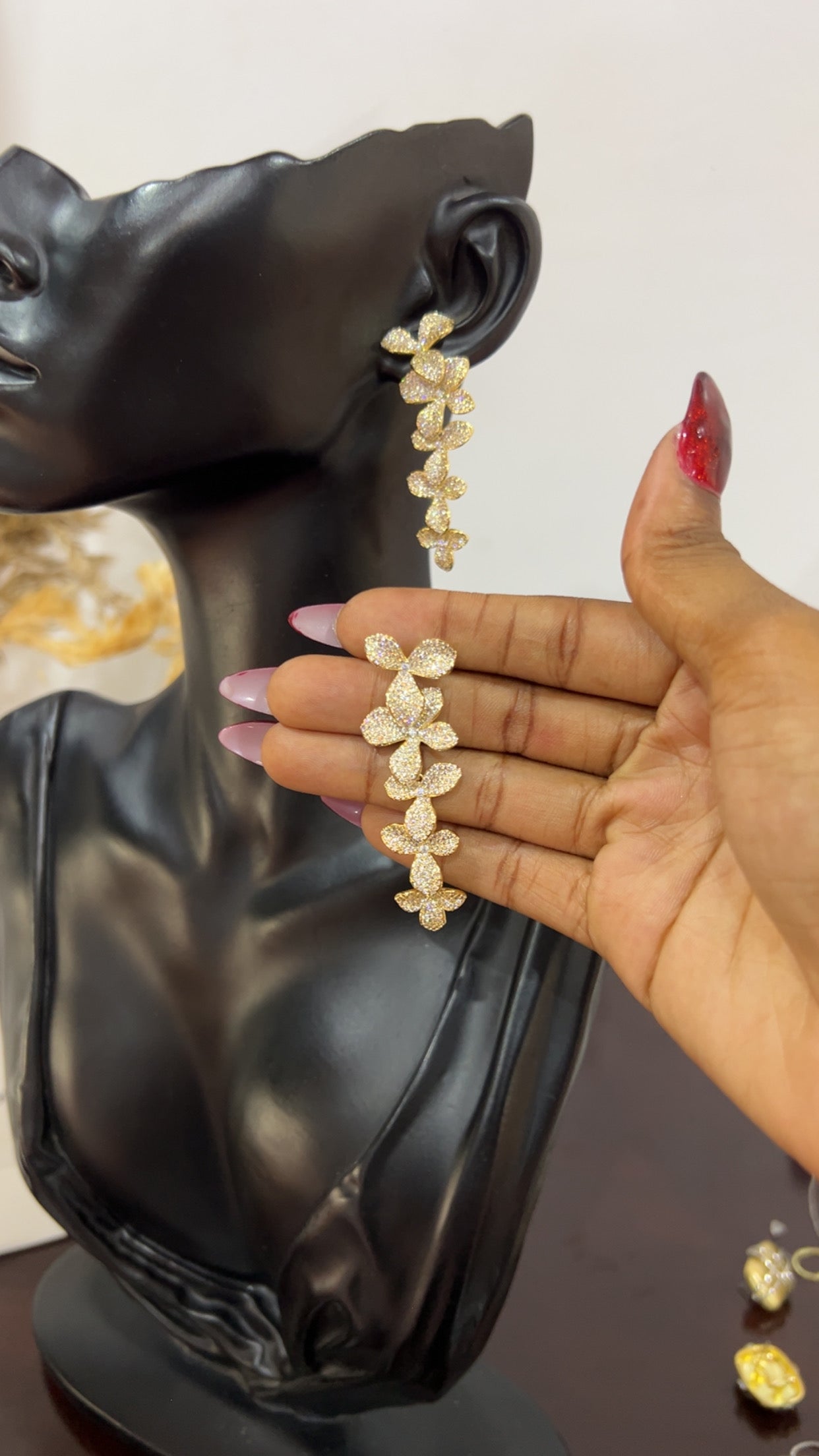 Lela Statement Earrings(Rbs574)