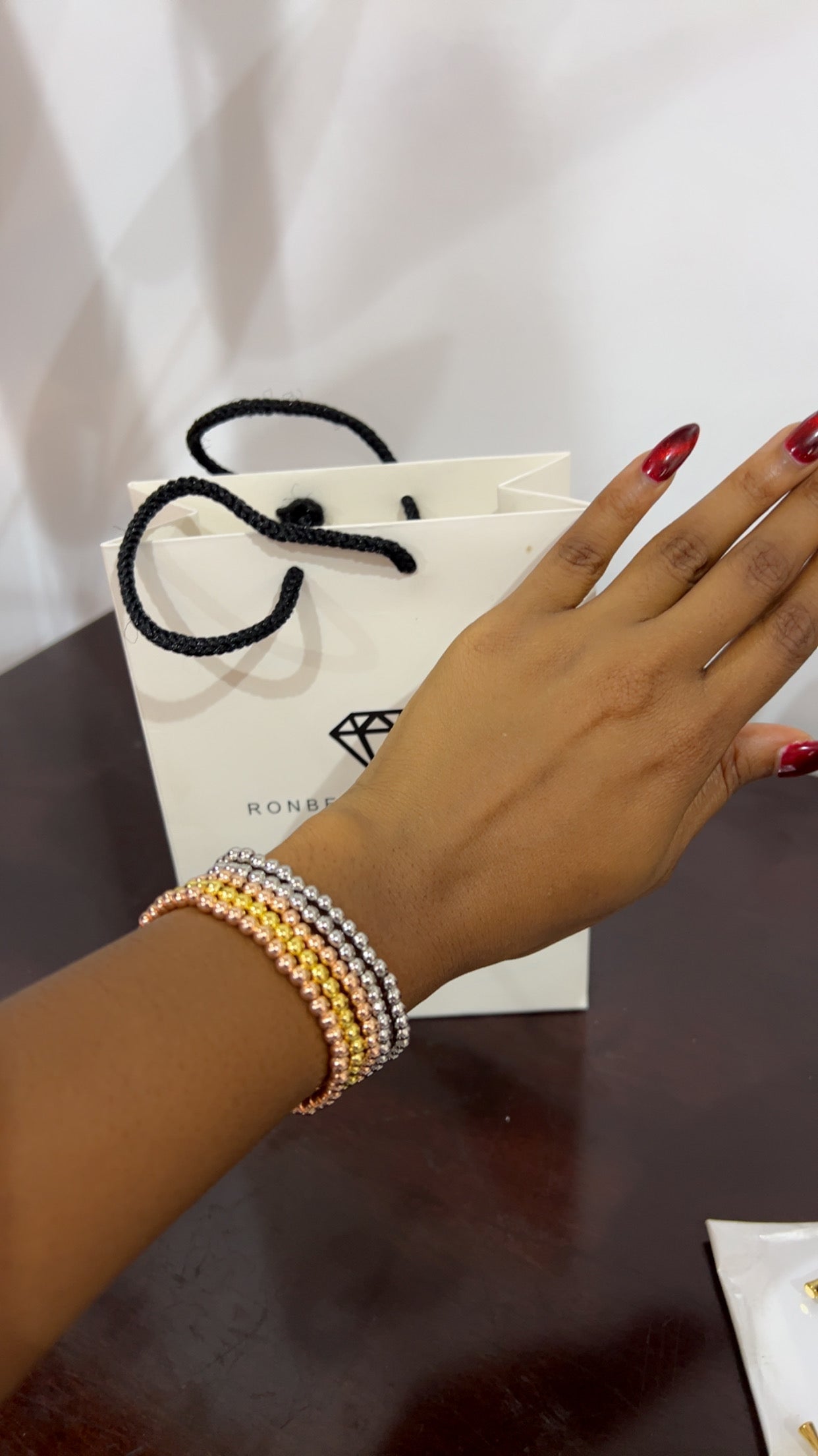 3mm Ball bracelet (1 each) Rbs719