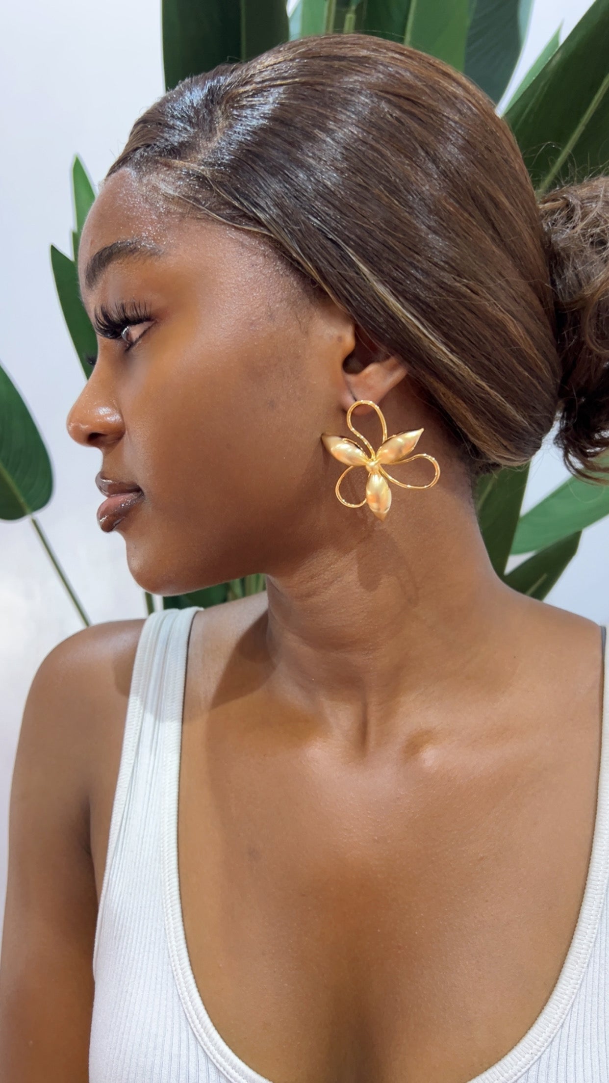 Cindy statement earrings(Rbs577)