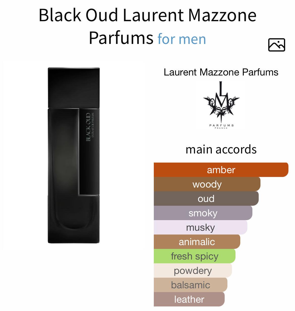 Black Oud [Oud Noir] – Perfume Oil