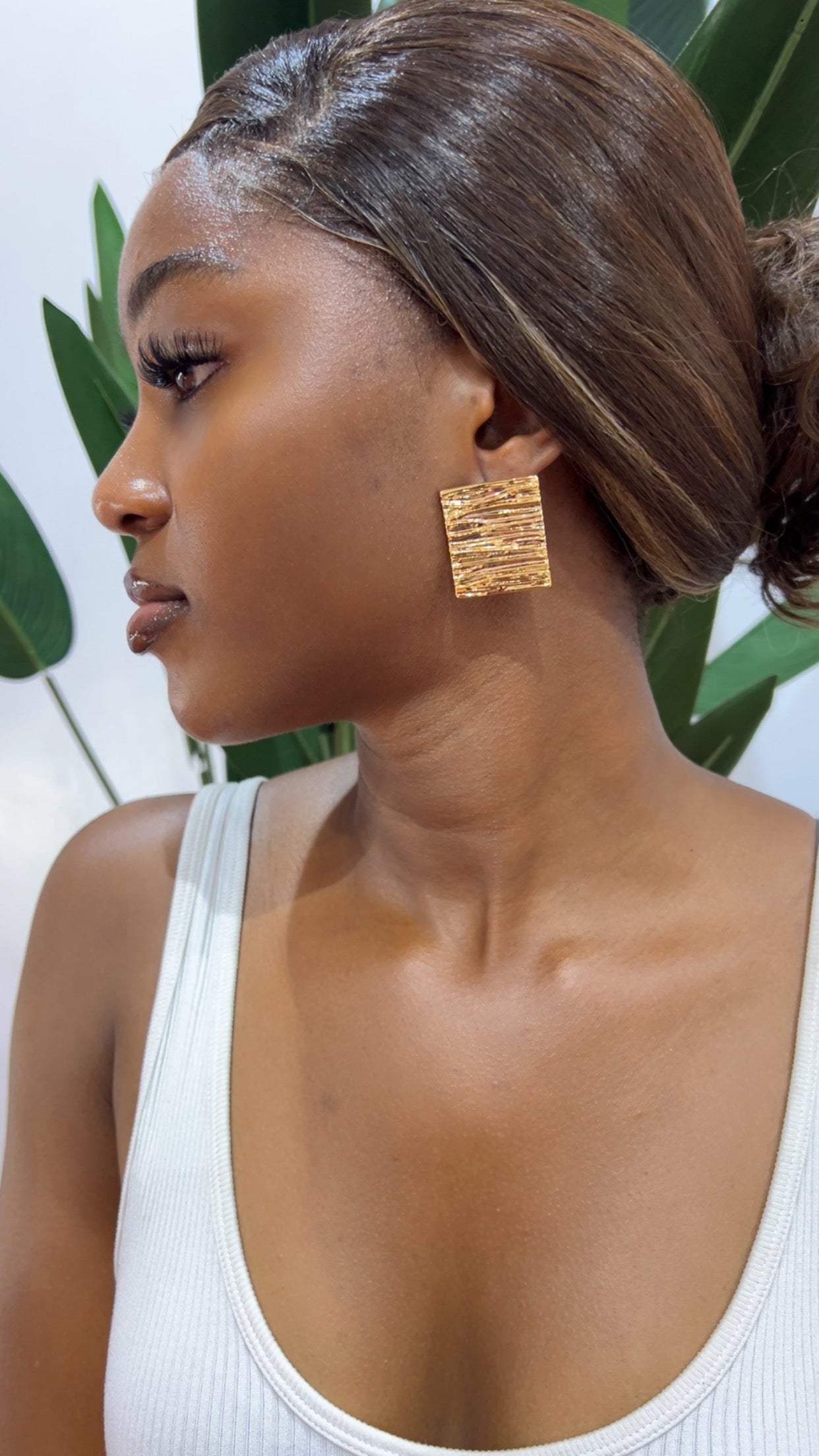 Becky Statement Earrings(Rbs578)