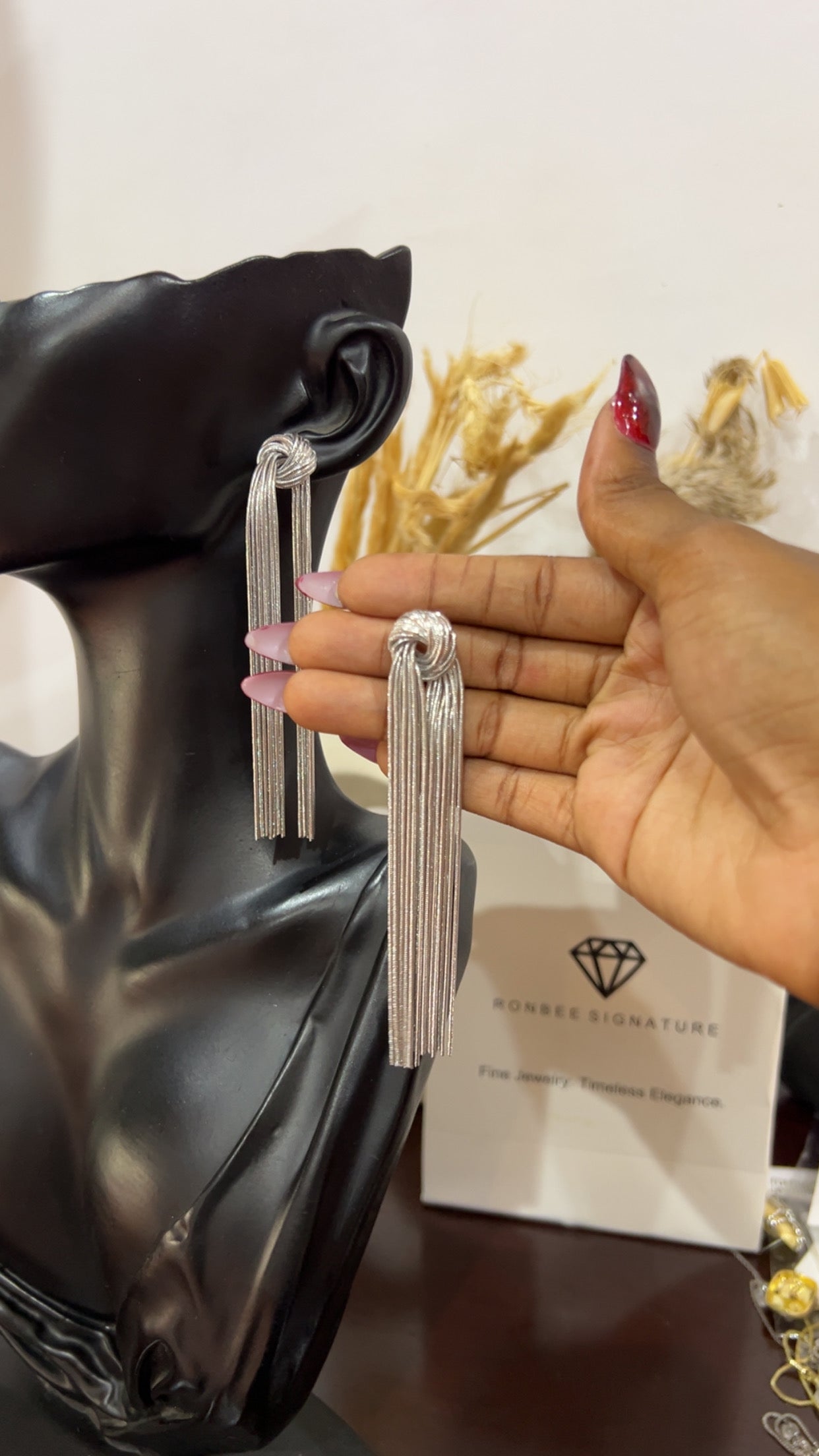 Clara Statement Earrings (Rbs591)