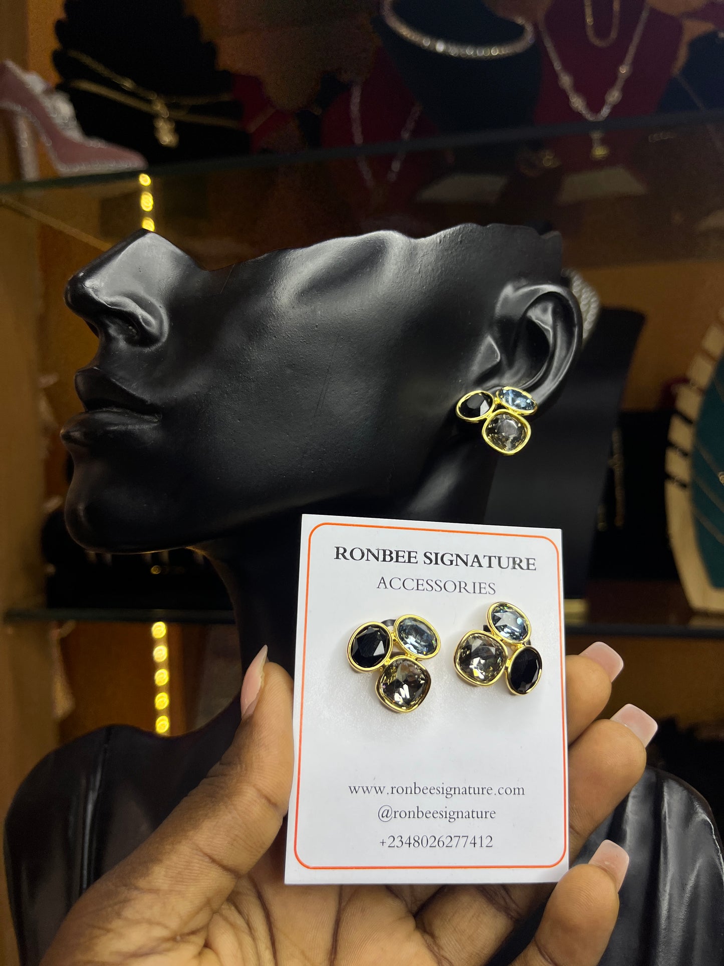 Statement earring(Rbs370)