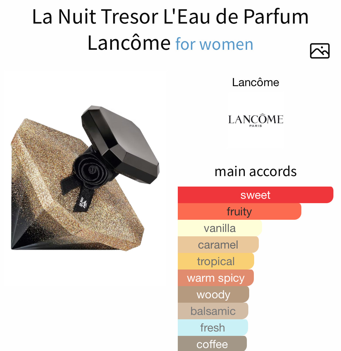 La Nuit Trésor Lancôme [Night Treasure] – Perfume Oil