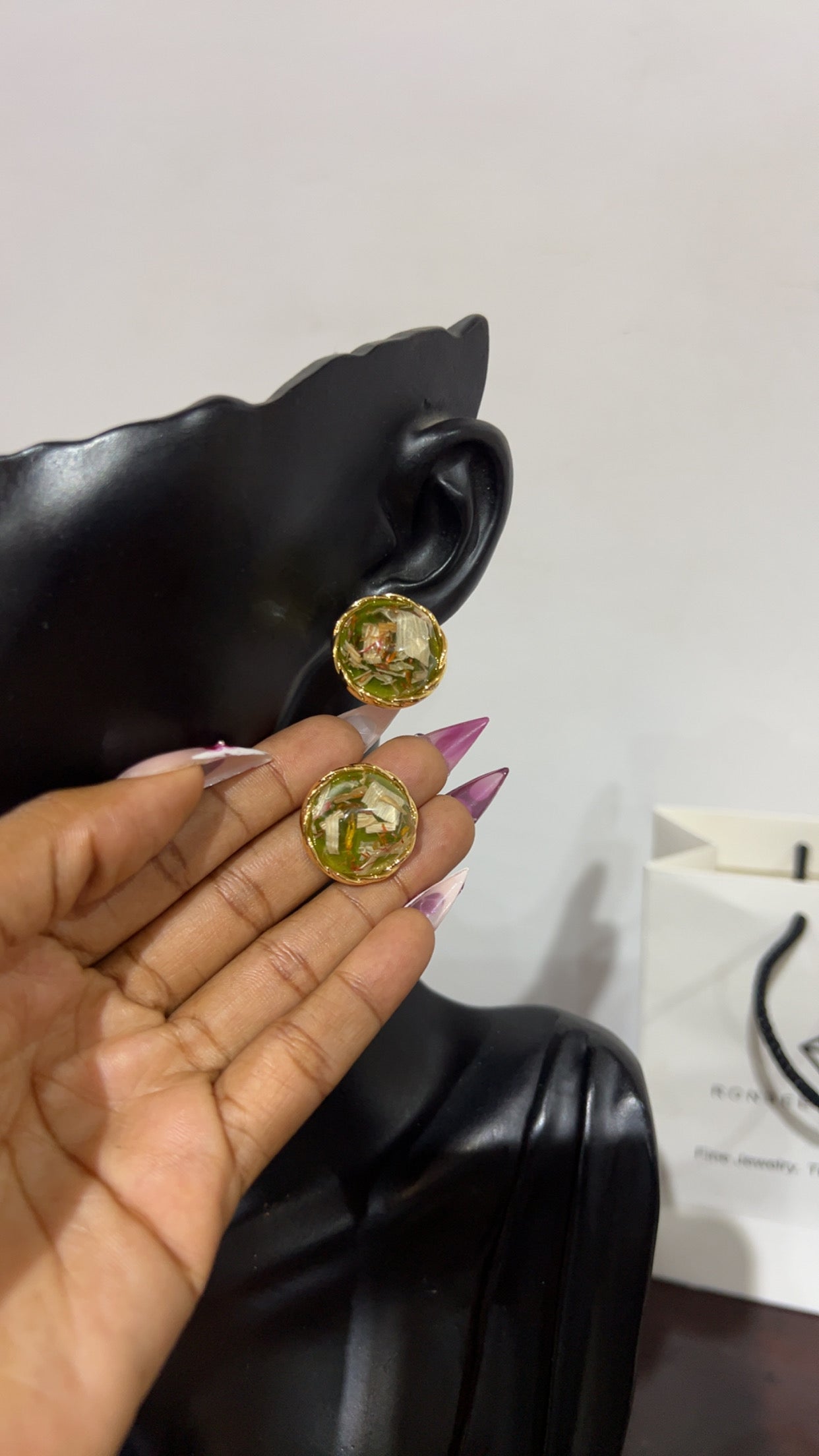 Esme Statement earrings(Rbs579)