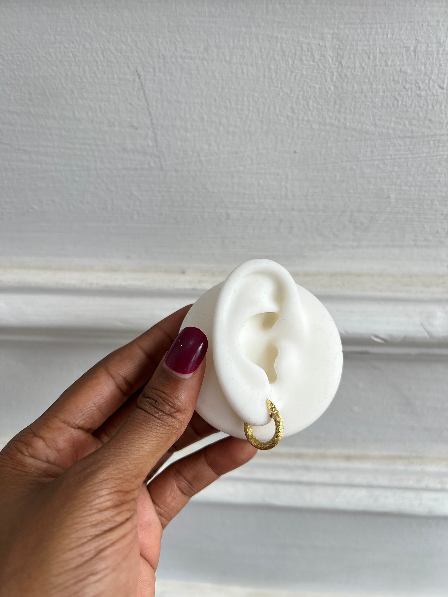 Mini hoop earrings(Rbs850)small