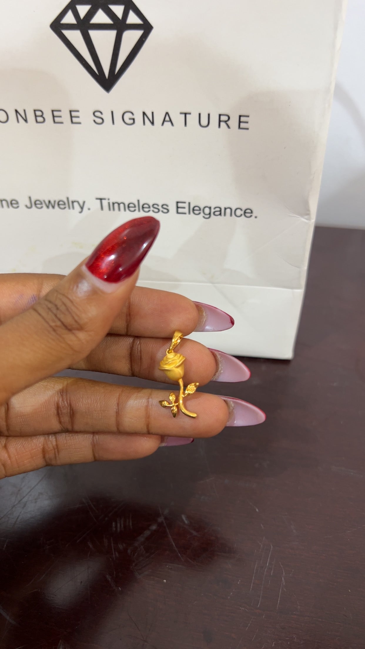 Rose pendant(Rbs919)
